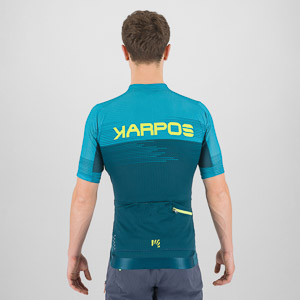 KARPOS GREEN FIRE JERSEY REFL.POUND/ENAMEL/YELLOW FLUO