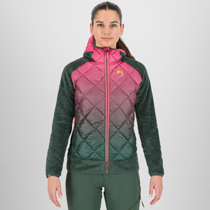 Karpos Smart Marmarole Dámska Bunda Fandango Pink/Jungle Green