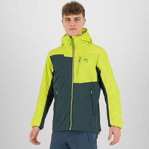 Karpos Castore Jacket Forest/Kiwi Colada