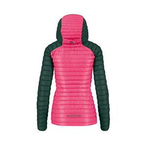 Karpos Alagna Down W Jacket Fandango Pink/Jungle Green