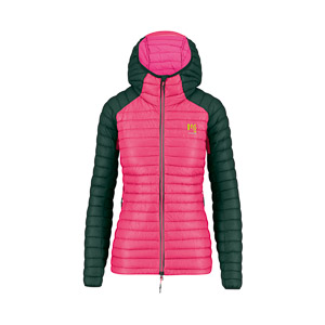 Karpos Alagna Down W Jacket Fandango Pink/Jungle Green