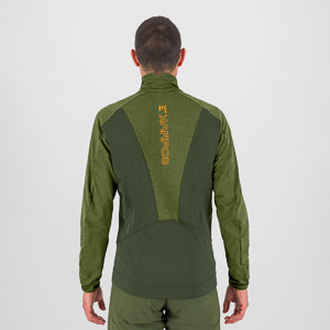 KARPOS PIZZOCCO EVO FULL-ZIP FLEECE RIFLE GREEN/CEDAR GREEN