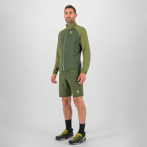 KARPOS PIZZOCCO EVO FULL-ZIP FLEECE RIFLE GREEN/CEDAR GREEN