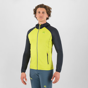 Karpos AMBRIZZOLA FULL-ZIP mikina s kapucňou primrose/vulcan