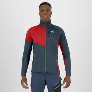 Karpos Federa Full-Zip Fleece Stargazer/Midnight/Fiery Red