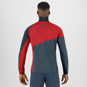 Karpos Federa Full-Zip Fleece Stargazer/Midnight/Fiery Red