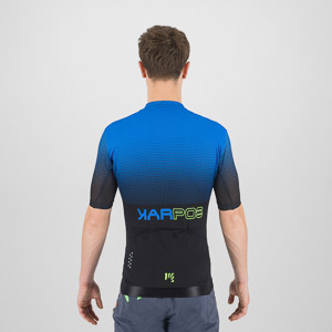 Karpos Val Viola Jersey Black/Indigo B./Green Fluo