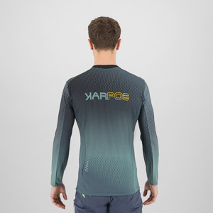 Karpos Val Di Dentro Jersey Ls Black/North Atlantic/Lemon Cur