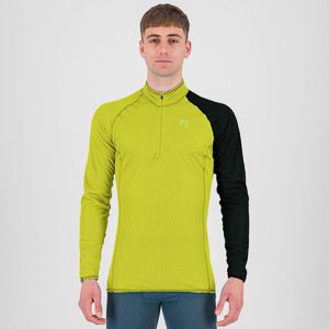 Karpos Dinamico Octa Jersey Ls Half Zip Kiwi Colada/Black