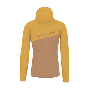 Karpos Camoscio Full Zip Hoodie Nuthatch/Golden