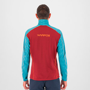 KARPOS AMBRIZZOLA FULL-ZIP POMEGRANADE/LARKSPUR