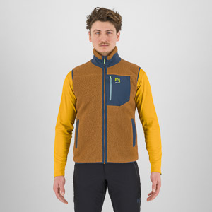 Karpos Moiazza Retro Fleece Vest Nuthatch/Midnight