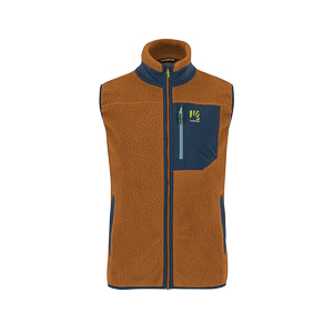 Karpos Moiazza Retro Fleece Vest Nuthatch/Midnight