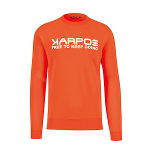 KARPOS SPARVIERO SWEATSHIRT SCARLET IBIS