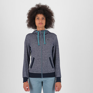 Karpos Totoga Hemp W Full-Zip Hoodie Sky Captain Melange