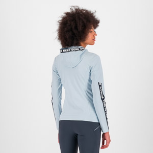 Karpos EASYFRIZZ FULL-ZIP dámska mikina s kapucňou skywriting/ombre blue