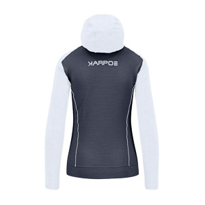 KARPOS AMBRIZZOLA W FULL-ZIP HOODIE OMBRE BLUE/BRIGHT WHITE