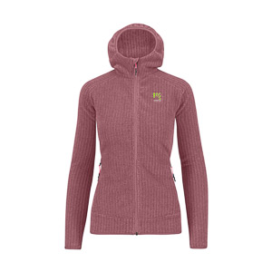 Karpos Rocchetta W Hoodie Fleece Deco Rose