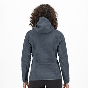 KARPOS ROCCHETTA W HOODIE FLEECE DARK SLATE