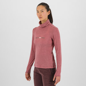 Karpos Coppolo Merino W High Neck Ls Deco Rose