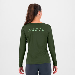 KARPOS LOMA W JERSEY LS CEDAR GREEN/RIFLE G/ARCADIAN