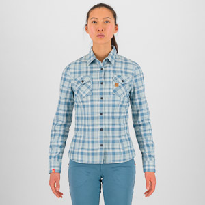 Karpos Martora W Winter Shirt Sterling Blue/Spring Lake