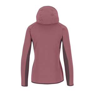 Karpos Marmolada Hoodie W Fleece Deco Rose/Huckleberry