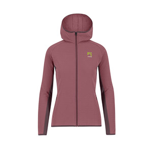 Karpos Marmolada Hoodie W Fleece Deco Rose/Huckleberry