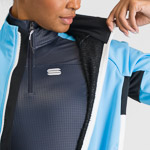 Sportful APEX dámska bunda blue aquarius/white