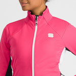 Sportful SQUADRA dámska bunda raspberry pink/white