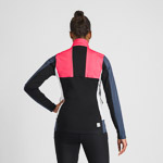 Sportful SQUADRA dámska bunda galaxy blue/raspberry pink