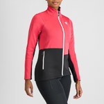 Sportful ENGADIN dámska bunda raspberry pink/galaxy blue