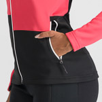 Sportful ENGADIN dámska bunda raspberry pink/galaxy blue