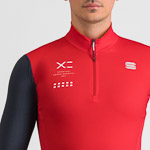 Sportful SQUADRA dres tango red/galaxy blue