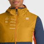 Sportful RYTHMO dámska bunda wood yellow/galaxy blue