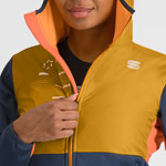 Sportful RYTHMO dámska bunda wood yellow/galaxy blue