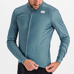 Sportful CHECKMATE THERMAL dres modrý/kaki/žltý