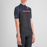 Sportful PISTA dámsky dres black galaxy blue