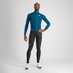 Sportful FIANDRE PRO bunda s dlhým rukávom teal blu