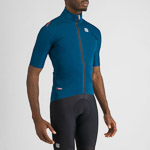 Sportful FIANDRE PRO bunda s krátkym rukávom teal blu