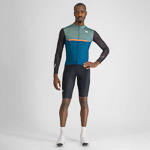 Sportful PISTA THERMAL dres blue green black orange