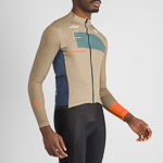 Sportful BREAKOUT SUPERGIARA THERMAL dres olive green galaxy blue oramge