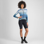 Sportful FLOW SUPERGIARA THERMAL dámsky dres blue vintage