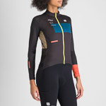 Sportful BREAKOUT SUPERGIARA THERMAL dámsky dres black teal blu pompelmo