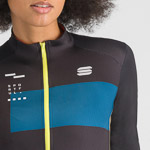 Sportful BREAKOUT SUPERGIARA THERMAL dámsky dres black teal blu pompelmo