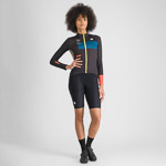 Sportful BREAKOUT SUPERGIARA THERMAL dámsky dres black teal blu pompelmo