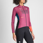 Sportful BREAKOUT SUPERGIARA THERMAL dámsky dres rasperry violet  black pompelmo