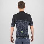 Karpos Jump Jersey Black/Ombre Blue/Green Fluo