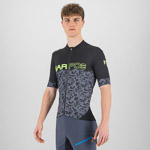 Karpos Jump Jersey Black/Ombre Blue/Green Fluo