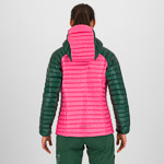 Karpos Alagna Down W Jacket Fandango Pink/Jungle Green